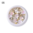 thumbnail image 1 of UDIYO Shell Flower Bead Rhinestone Mixed 3D Nail Art Sequin DIY Manicure Jewelry Decor, 1 of 7