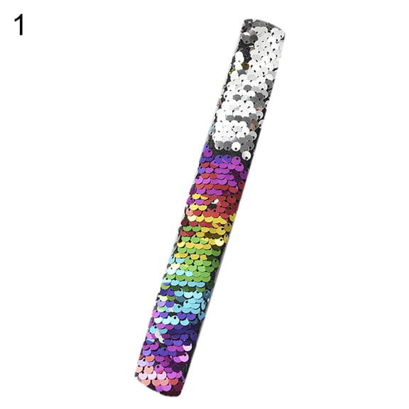 UDIYO Shiny Children Sequins Slap Bracelet Wristband Headband Party Wrist Strap Gift