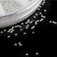 thumbnail image 1 of UDIYO Silver and Golden Nail Art Mini Beads Balls 3D DIY Decoration Wheel Manicure, 1 of 7