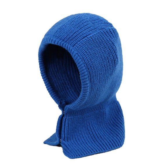 UDIYO Solid Color Ear Protection Elastic Knitted Scarf Hat Unisex Buttons Knitted Warm Neck Collar Cap Fashion Accessories