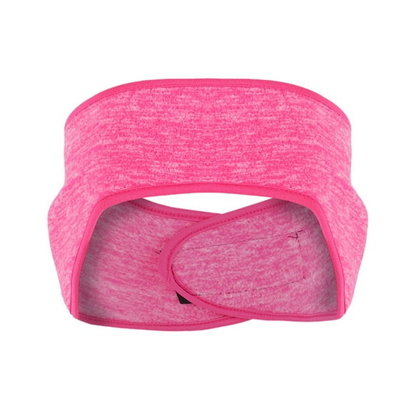 UDIYO Sport Headband Wear Resistance Adjustable Fastener Tape High Elasticity Moisture-proof Windproof Keep Warm Accessory Fleece Earmuffs Running Headband for Winter