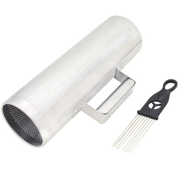 UDIYO Stainless Steel Guiro Instrument with Scraper Latin Percussion Musical Tool