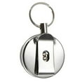 thumbnail image 1 of UDIYO Stainless Steel Retractable Key Recoil Ring Pull Key Chain Belt Clip Keychain, 1 of 7