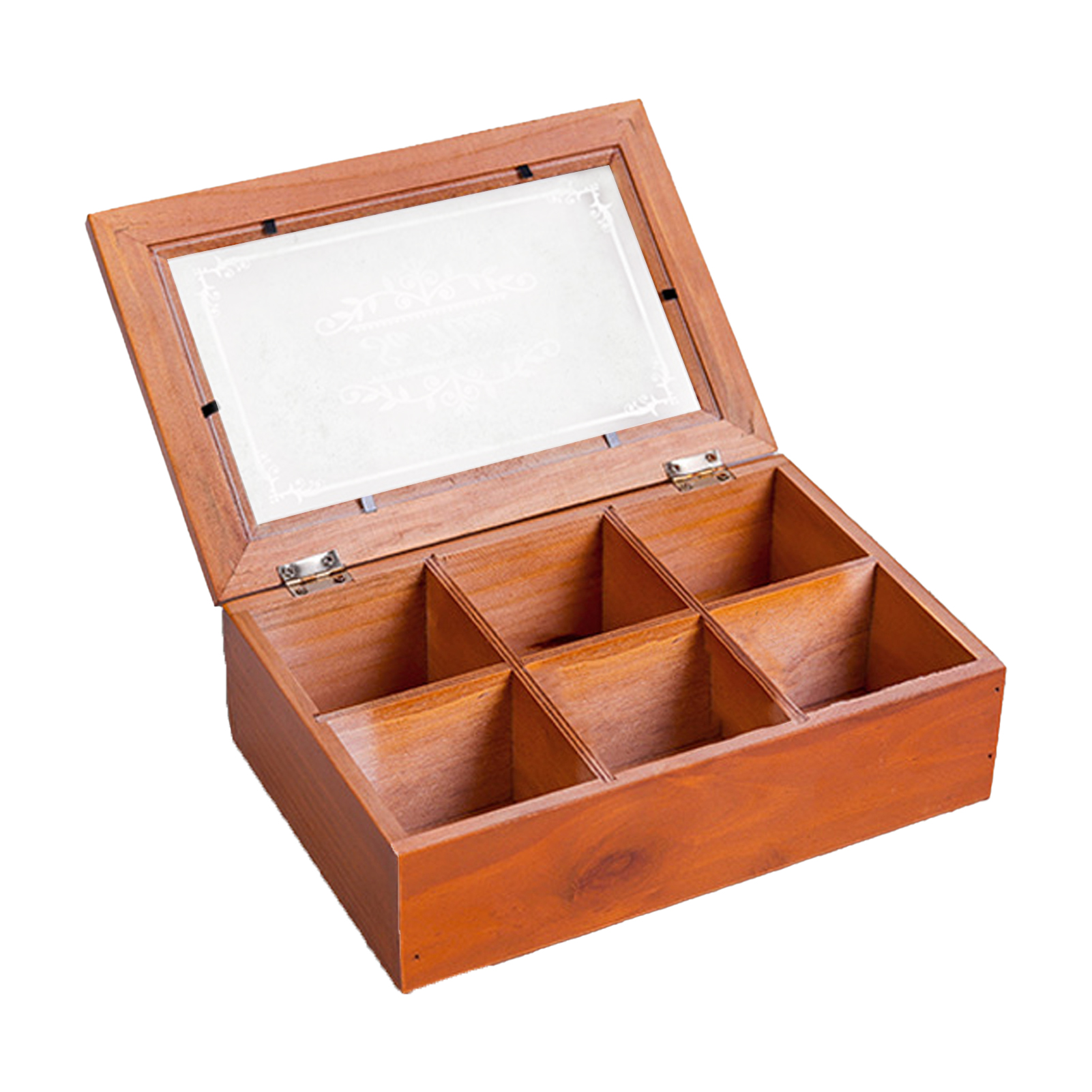 UDIYO Stash Box Multigrids Large Capacity Wood Storage Chest Treasure