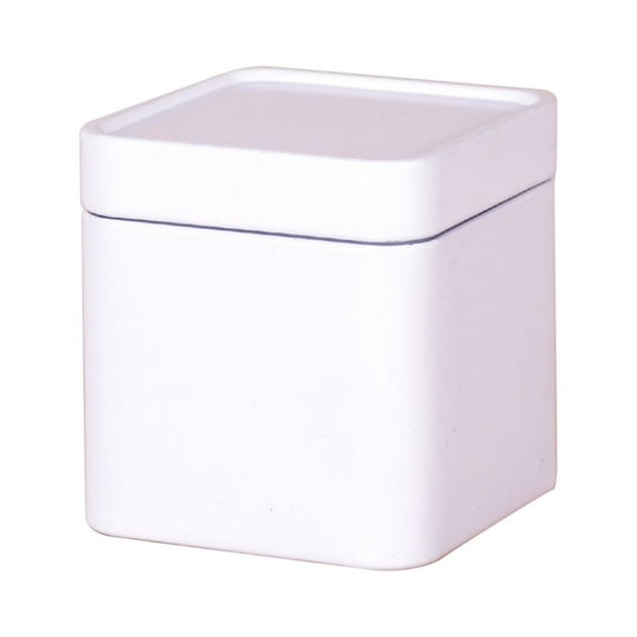UDIYO Storage Bin with Lid Dustproof Iron Mini Sturdy Loose Tea Bucket Household Supplies