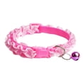 thumbnail image 1 of UDIYO seller's recommendation, Sweet Flower Design Dog Collars Puppy Necklace with Bell Charm for Small Dogs, 1 of 6