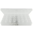 thumbnail image 1 of UDIYO Transparent 28 Compartment Nail Art Rhinestone Jewelry Decorations Storage Box, 1 of 5