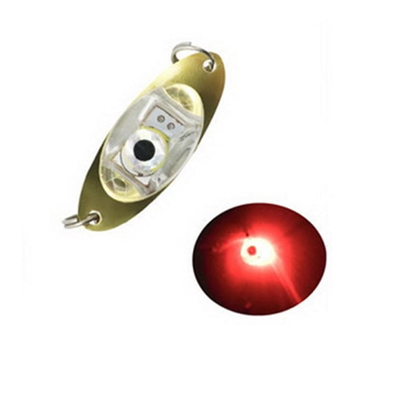 UDIYO Underwater Fishing Light,LED Fishing Lures,Flash Deep Underwater Eye Shape Fish Lure Light