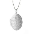 thumbnail image 1 of UDIYO Unisex Fashion Silver Plated Alloy Carving Locket Pendant Chain Necklace Jewelry, 1 of 7
