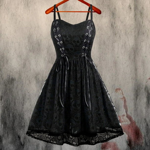 Vintage skull dress hotsell