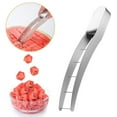 thumbnail image 1 of UDIYO Watermelon Cutter Slicer, Stainless Steel Watermelon Cube Cutter, Safe Watermelon Knife, Fruit Knives Melon Cutter for Kitchen Gadget, 1 of 8