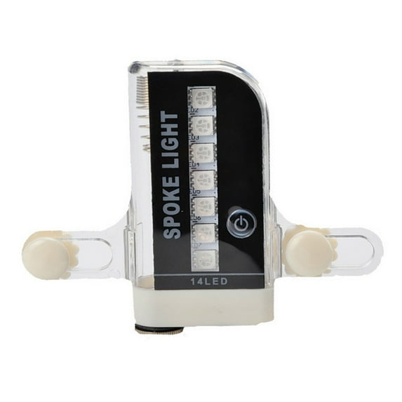 UDIYO Waterproof Bicycle Cycling Wheel Tire Valve Stem Rim Decor LED Spoke Light Lamp