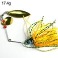 thumbnail image 1 of UDIYO Willow Blade Spinner Bait Buzzbait Fishing Lures Bass Tackle Hook Crankbait, 1 of 7
