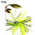thumbnail image 1 of UDIYO Willow Blade Spinner Bait Buzzbait Fishing Lures Bass Tackle Hook Crankbait, 1 of 7