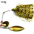 thumbnail image 1 of UDIYO Willow Blade Spinner Bait Buzzbait Fishing Lures Bass Tackle Hook Crankbait, 1 of 6