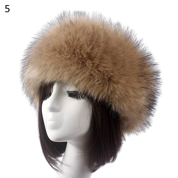 UDIYO Women Autumn Winter Thickened Hat Outdoor Cold-proof Warm Plush Beanie