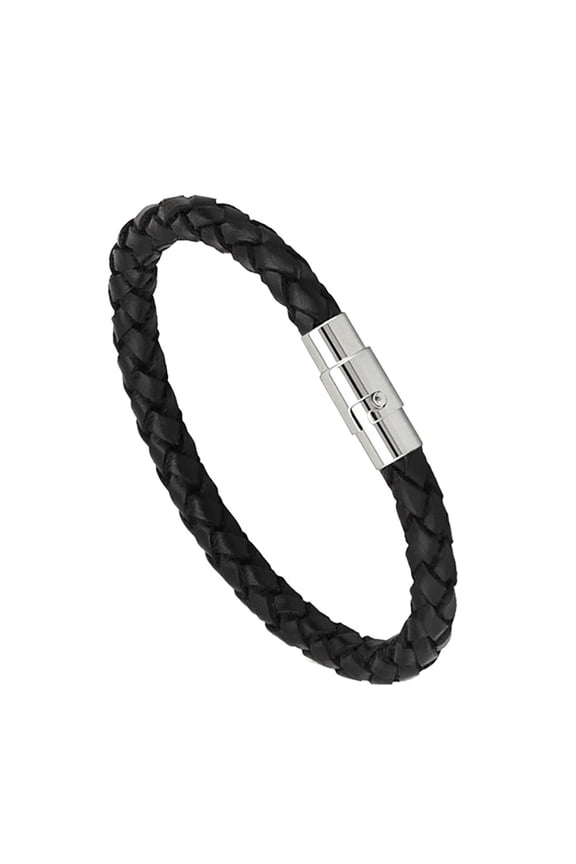 Women Fashion Leather Rope Braided Buckle Bracelet Bangle Wrap Jewelry Gift