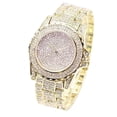 thumbnail image 1 of UDIYO Women Luxury Full Shiny Rhinestone Round Quartz Movement Wrist Watch Bracelet, 1 of 5