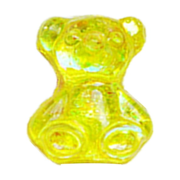 UDIYO Women Sparkling Bear Pattern Resin Nail Art Sequin Sticker for DIY