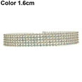 thumbnail image 1 of UDIYO Women's Fashion Punk Full Rhinestone Wide Choker Collar Necklace Party Jewelry, 1 of 7