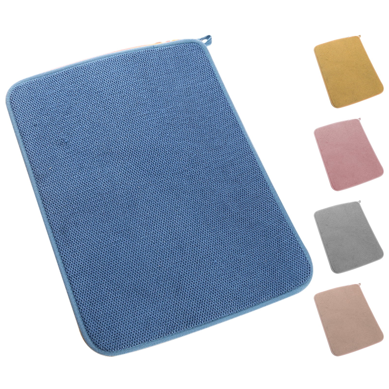 S T INC. Absorbent Reversible XL Microfiber Dish Drying Mat Wet Fabric Dryer 18x24 Inch Marble for Kitchen Walmart