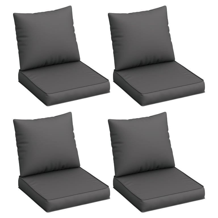 UDPATIO Outdoor Cushions for Patio Furniture, 4'' Replacement