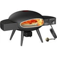 thumbnail image 1 of UDPATIO Outdoor Gas Pizza Oven Propane, Rotating Pizza Grill Oven Pizza Maker with 12" Pizza stone, Portable Pizza Ovens for Outside with Rotary Motor, Pizza Peel, Pia, Cutter and Waterproof Cover, 1 of 9