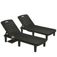 UDPATIO Oversized Outdoor Chairs Set of 2, 5-Level Adjustable Backrest ...