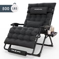 thumbnail image 1 of UDPATIO Oversized Zero Gravity Chair 33In XL Patio Reclining Chair , Support 500LB, 1 of 9