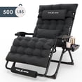 thumbnail image 1 of UDPATIO Oversized Zero Gravity Chair 33In XL Patio Reclining Chair , Support 500LB, 1 of 9