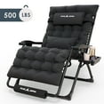 thumbnail image 1 of FIONA'S MAGIC Oversized Zero Gravity Chair 33In XL Patio Reclining Chair , Support 500LB, 1 of 9