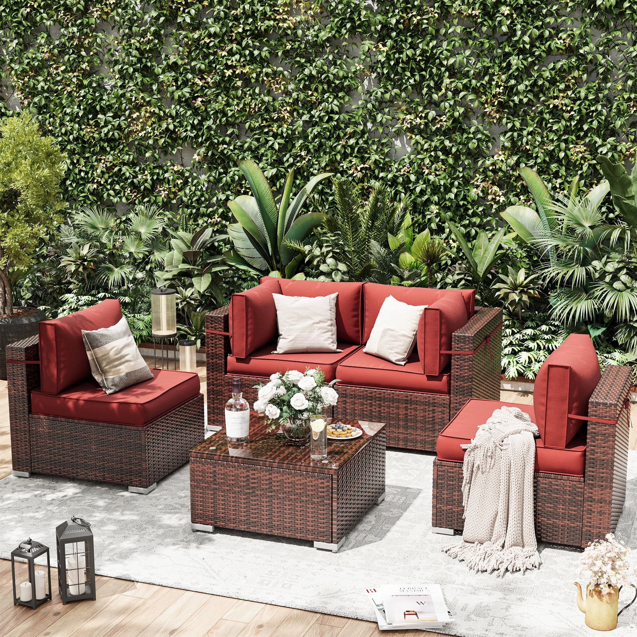 Modular rattan hotsell