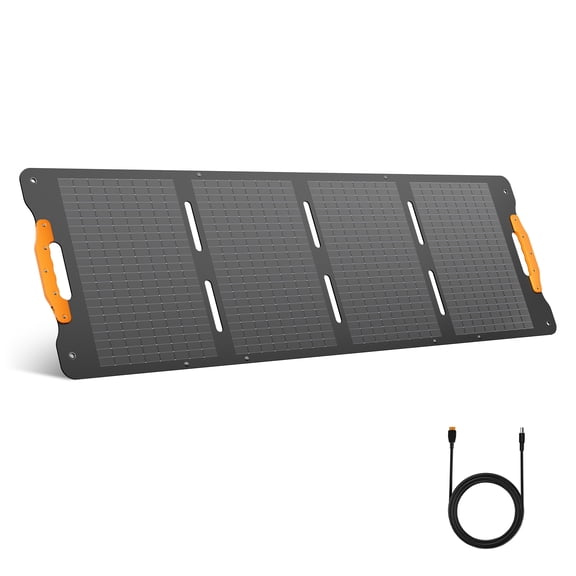 UDPOWER 120W Portable Solar Panel(New Version) for Power Station Generator, 18V Foldable Solar Cell Solar Charger with High-Efficiency Battery Charger for Outdoor Camping Van RV Trip