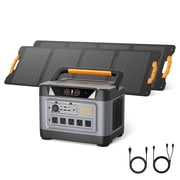 UDPOWER S1200 1190Wh Solar Generator Kit | 1200W Power Station + 240W Solar Panel | Fast Solar Charging for Home Backup, RV & Emergencies