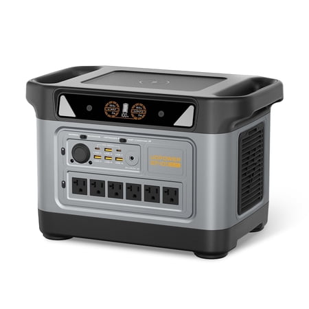 UDPOWER S2400 Portable Power Station,2083Wh LiFePO4 Battery,2400W (3000W Peak) Solar Generator with UPS Backup,6 AC Outlets,Home Backup Power for RVs,Camping,Power Outages (Solar Panel Optional)