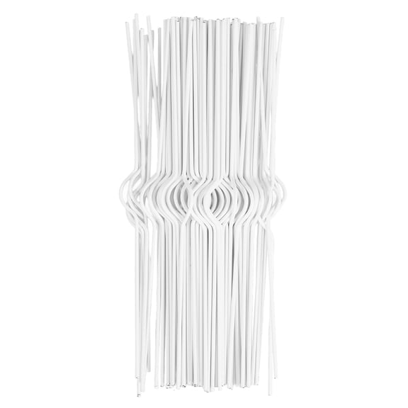 UEETEK 100Pcs Easy Install Iron Hooks for Calendar and Binder Hanging