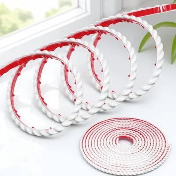 UEETEK PVC Flexible Molding Trim for Wall and Cabinet Edging with Easy Installation