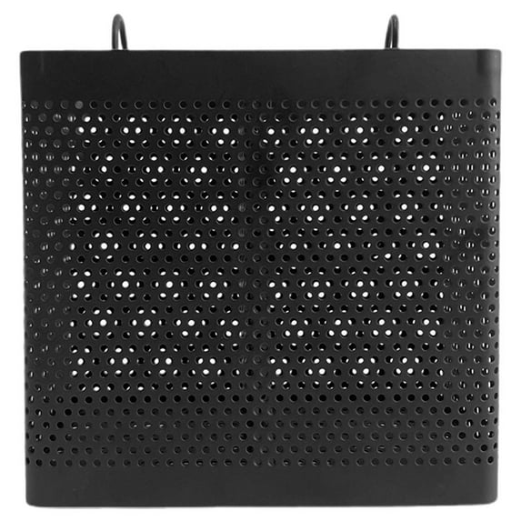 UEETEK Household Cutlery Holder Black Stainless Steel with Water Drainage for Kitchen