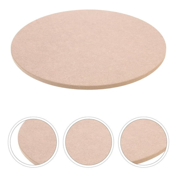 UEETEK Brown Wooden Base for Clay Sculpting - Sturdy Plate for Pottery Craft and Ceramic Art Making