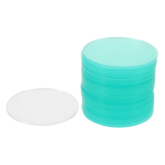 UEETEK High Transparency PC Flashlight Lens for Outdoor Use with Scratch Resistant Design and Universal Compatibility, 5.6CM Diameter