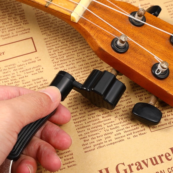 UEETEK Guitar ng Winder with Cutter and Pin Puller Made of High Strength Steel Black