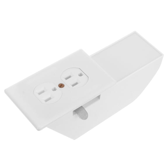 UEETEK Multifunctional White Fake Socket Key Box for Home with Large Capacity
