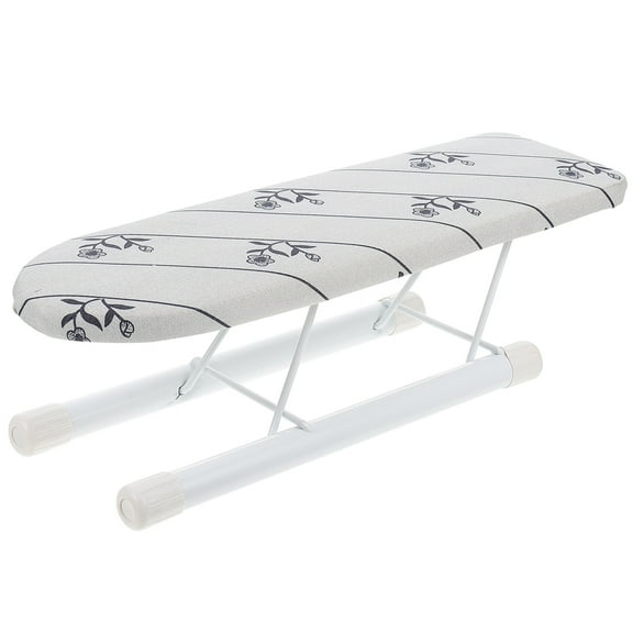 UEETEK Portable Foldable Ironing Board Plated Silver Stable Bracket Non Slip for Home Clothes