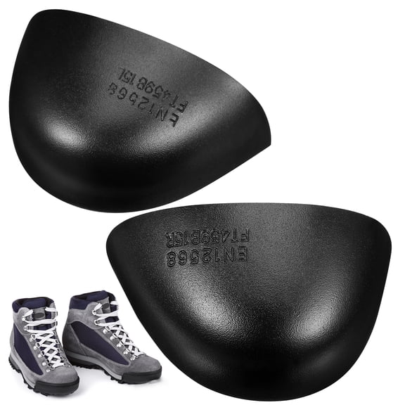 UEETEK Steel Toe Caps for Shoes Protective Black Universal Fit 1Pair