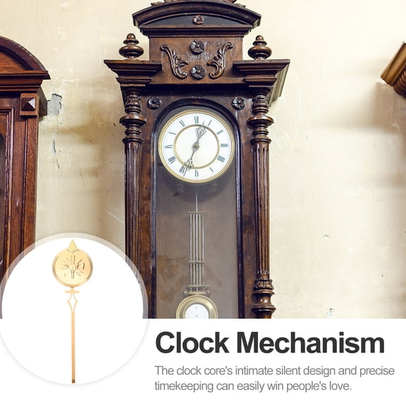UEETEK Uhrenpendel Wall Clock Pendulum Metal Golden 1Set Versatile For Crafting
