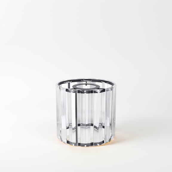 UEETEK Black Crystal Lamp Shade Iron Art Ceiling Light Cover with Decorative Diffuse Lighting