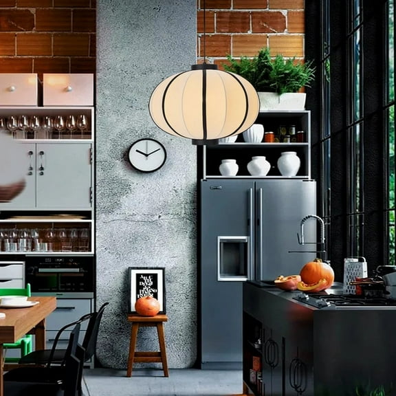 UEEYAC Japanese Style Simple Fabric Restaurant Pendant Light