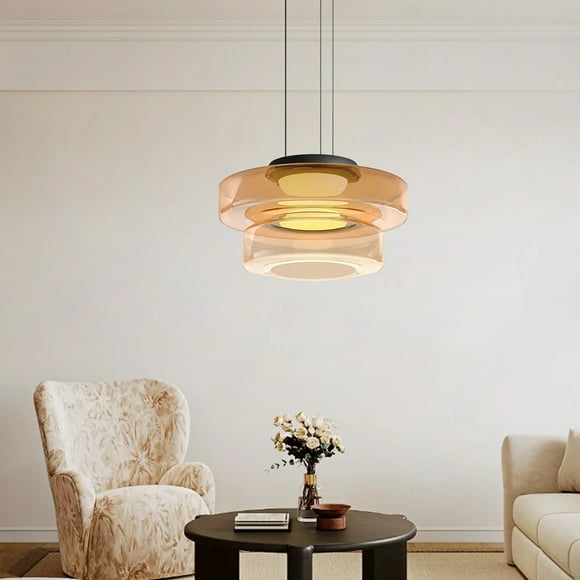 UEEYAC Nordic Postmodern Creative Glass Pendant Lighting For Kitchen Island