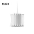 thumbnail image 1 of UEEYAC Nordic Simple White Chandelier Dining Room Fabric Pendant Lighting, 1 of 25