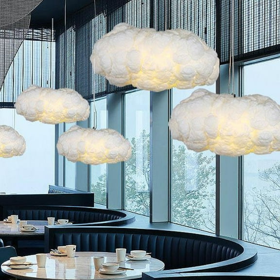 UEEYAC Nordic Style Simple Pendant Lamp Creative Cloud Chandelier